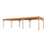Douglas overkapping 402 x 1164 cm, Verando, Pure